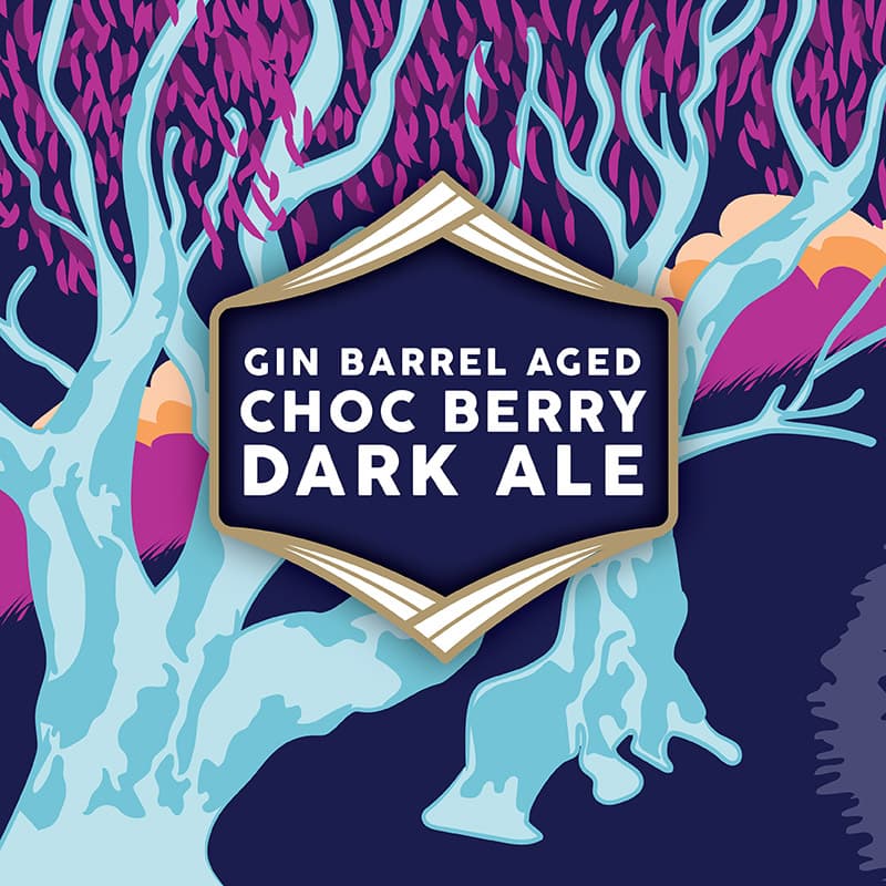 GINBARRELAGEDCHOCBERRYDARKALESquareV2 Blackman's Brewery