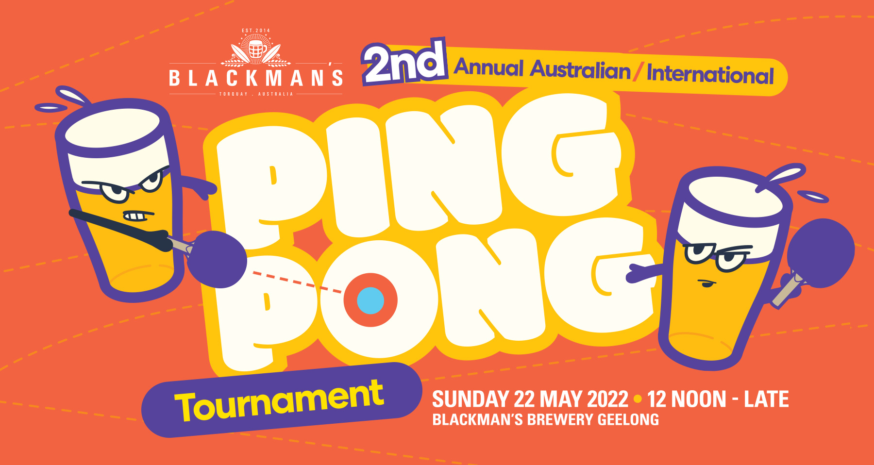 Blackman's Brewery Ping Pong Competition