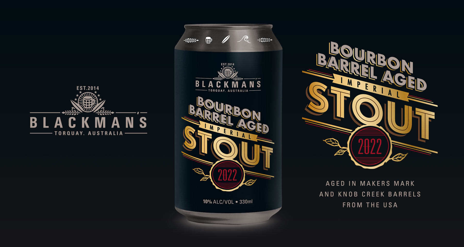 Blackman's Brewery Bourbon Barrel Aged Stout