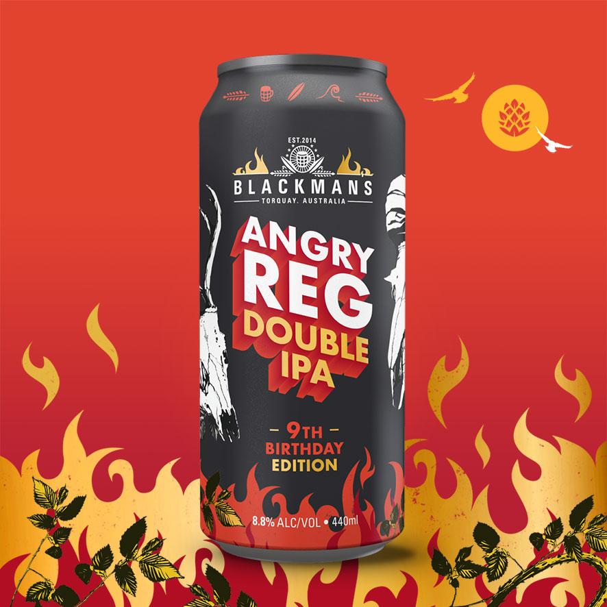ANGRY REG DOUBLE IPA – 9TH BIRTHDAY EDITION